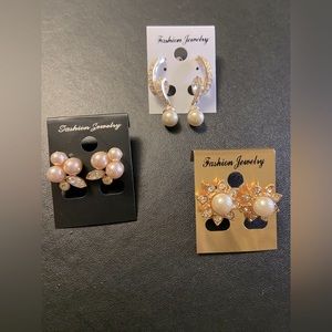 Rhinestone and pearl bundle